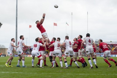 Munster Rugby vs Ulster Rugby, Guinness PRO12, Round 20, Thomond Park Stadium, Limerick, Ireland, April 15, 2017